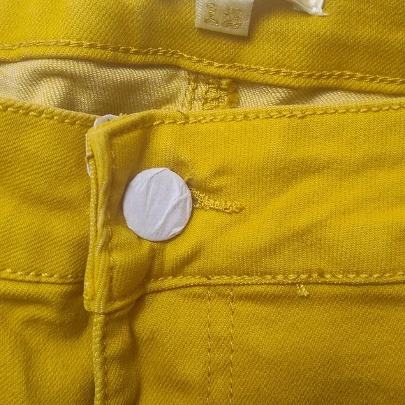 Home Folk Mustard Yellow Wide Flare Women's Pants Size 12 NWT Bell bottom - Picture 4 of 16